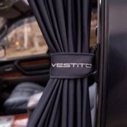 Шторки боковых окон Vestito  60/LL44-53 черные