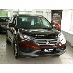 Дефлектор капота Honda CR-V 12> темный