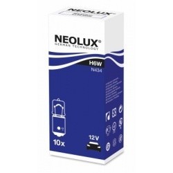 NEOLUX лампочка STANDART 12V H6W 6W