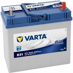 Аккумулятор 45 Ач обр.п. Varta Blue Dynamic (asia)  (узкие клеммы)