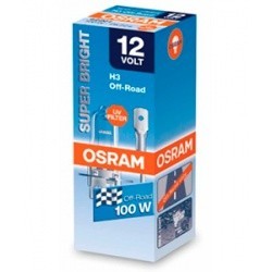 OSRAM лампочка H3 12V 100W PK22s Super Bright Premium (повышенной мощности)