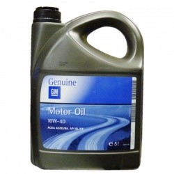 Масло GM MOTOR OIL 10w40 5л