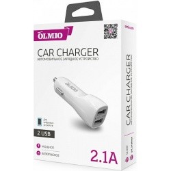 АЗУ OLMIO 2USB, 2.1A