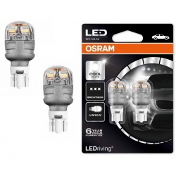 OSRAM лампочка 9213CW-02B Premium холодный белый 6000K  W16W  - 2 шт