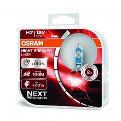 OSRAM лампочка H7 12V 55W PX26d NIGHT BREAKER LASER NEXT GENERATION 2 шт