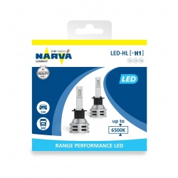 Narva Светодиод 12-24V H1 (6500 K) 19W P14,5s Canbus (комплект: 2 шт.) Range Performance